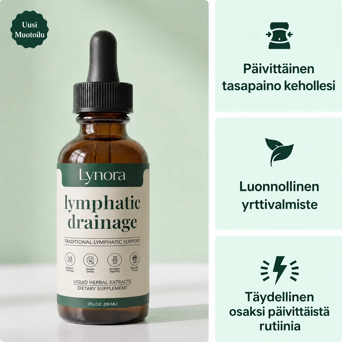 Lynora imunestettä poistavat tipat™