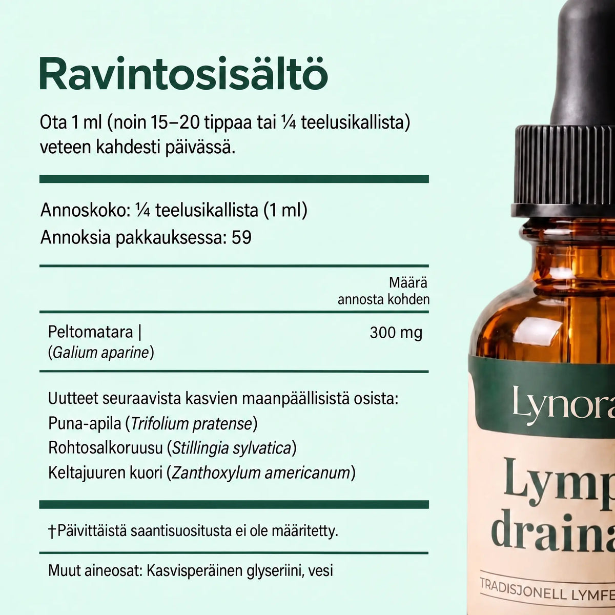 Lynora imunestettä poistavat tipat™